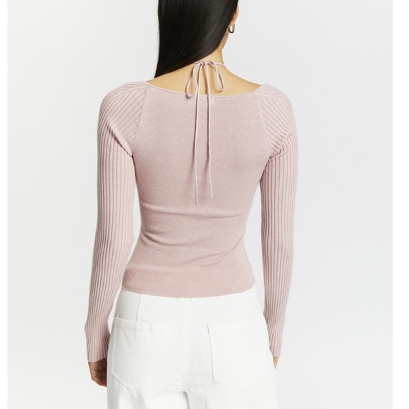 Jonathan Simkhai Alexia Compact Long-Sleeve Top - Picture 10 of 14